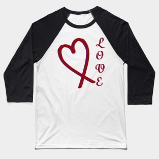 Love Hearts Baseball T-Shirt